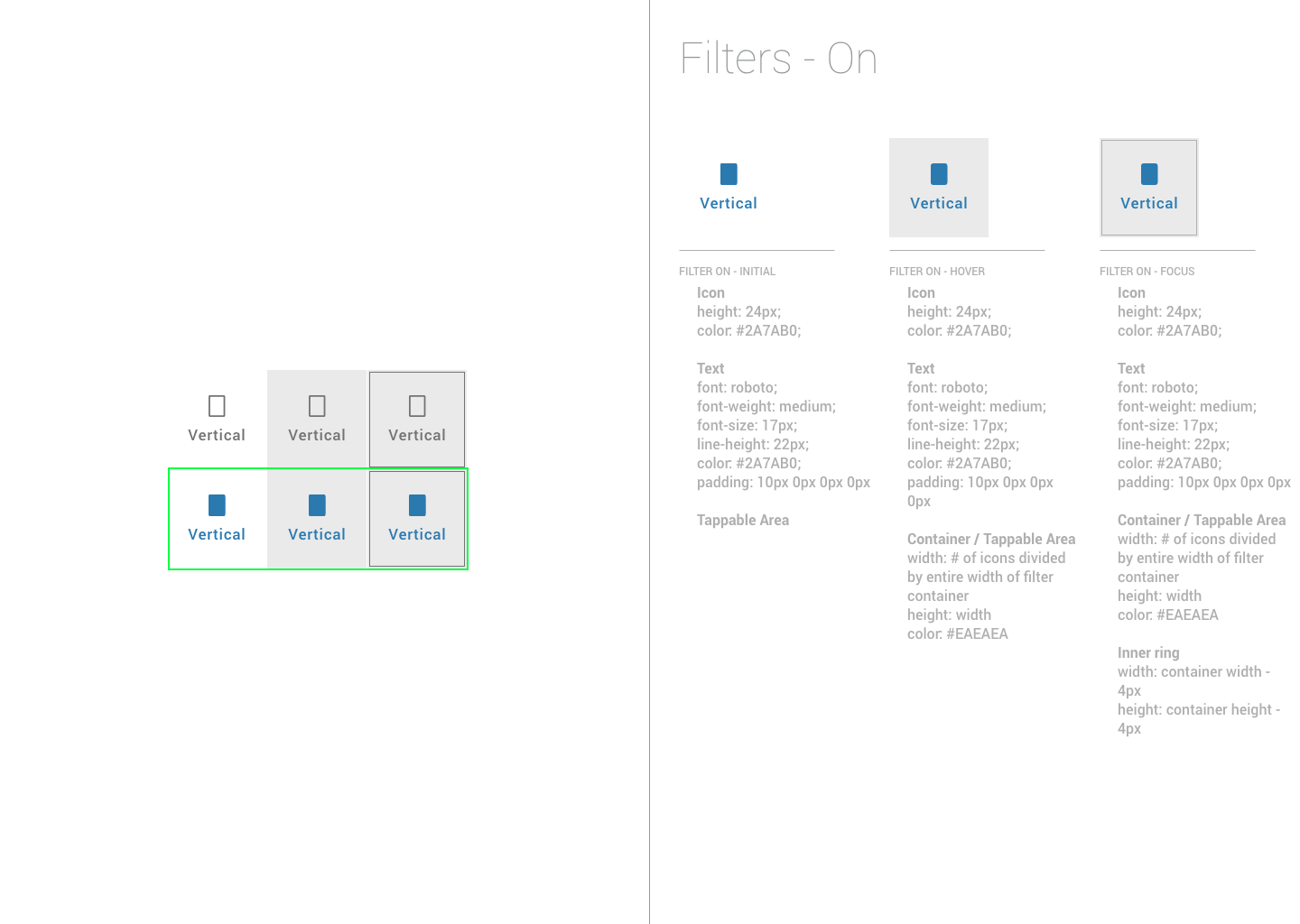 1 – Specs – Filters 1.01 – 1
